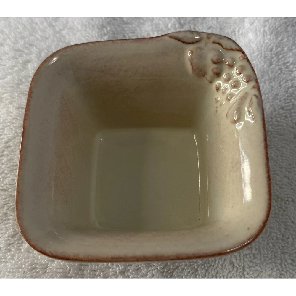 Casafina Casa Stone Madeira Harvest Square Ramekin 3.5